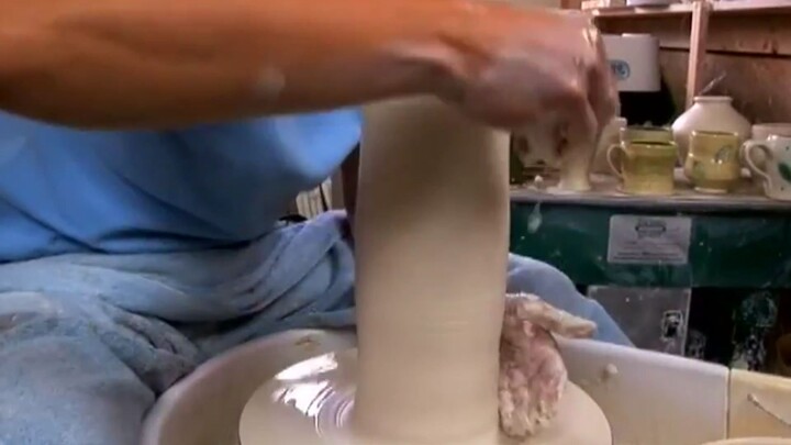 How to Make Pottery Cups & Vases - More Ways to Pull Up the Wall of Large Potter