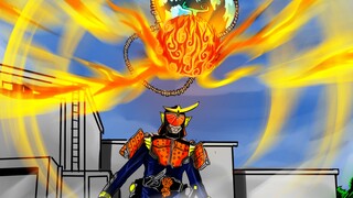 [When Gaim used the power of Ace's Flame-Flame Fruit]