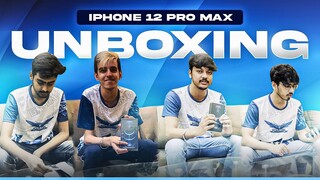 UNBOXING OUR IPHONE 12 PRO MAX?!?! | SKYLIGHTZ ESPORTS INDIA | BGMI MOBILE