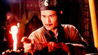 [Lin Zhengying's classic zombie movie 81] The silly demon dared to fight with Uncle Jiu from a dista