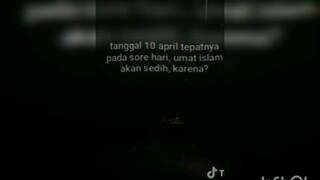 tanggal 10 April umat Islam akan bersedih karena?