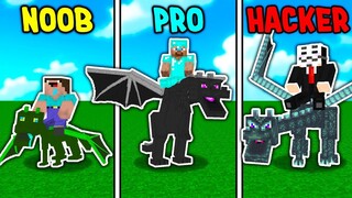 THỬ THÁCH LUYỆN RỒNG NOOB VS PRO VS HACKER TRONG MINECRAFT