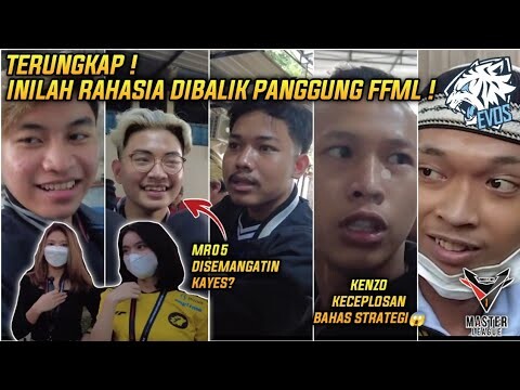 PANTES JAGO ‼️ INILAH RAHASIA EVOS DIVINE DIBALIK PANGGUNG FFML SEASON 4 | Mr05 , Kenzo , Abu ,Sam13