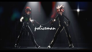 【凹凸世界MMD】警察先生别盯了，快去抓坏人（黑雷安）
