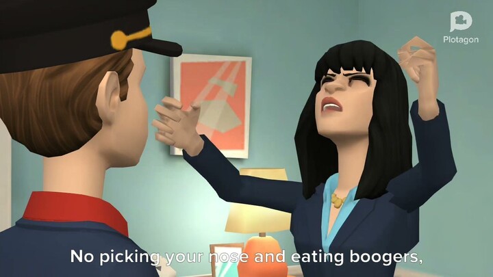 Clyde says yes picking your nose and eating boogers and gets grounded