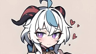 【原神】白 毛 甘 雨