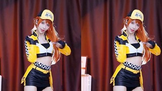 [Ying Er] QQ Speed Little Orange cos × RED HyunA nhảy trực tiếp trên màn hình