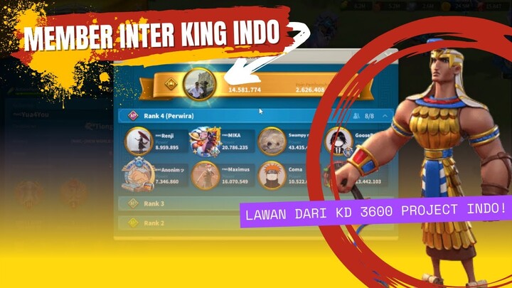 KINGDOM PROJECT INDO 3600 DAPET LAWAN KING INDO NIH DENGAN T5 YANG BANYAK DI BAWA UNTUK KVK