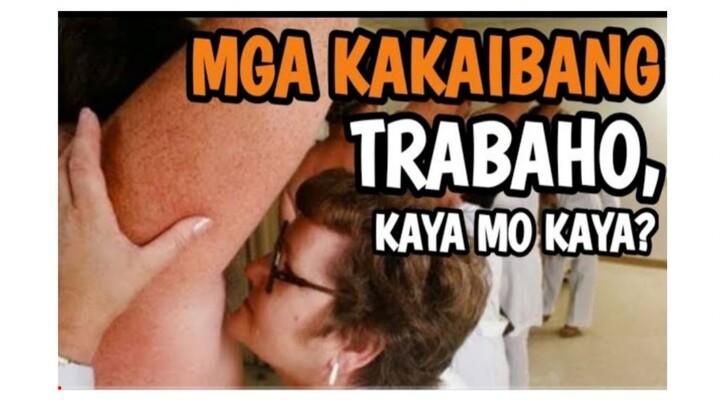 9 mga kakaibang trabaho weird jobs yiu didn't know exist