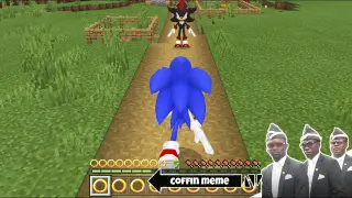 How to Play Sonic the Hedgehog in Minecraft - Coffin Meme