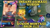 gusion skin 11.11 full damage ~ gusion montage fristyle