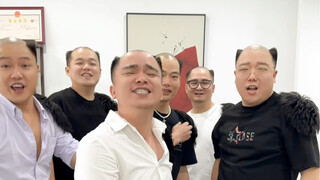 准备出道，给我们组合起个高大上的名字吧。#男士假发 #再见那个年少轻狂的时代