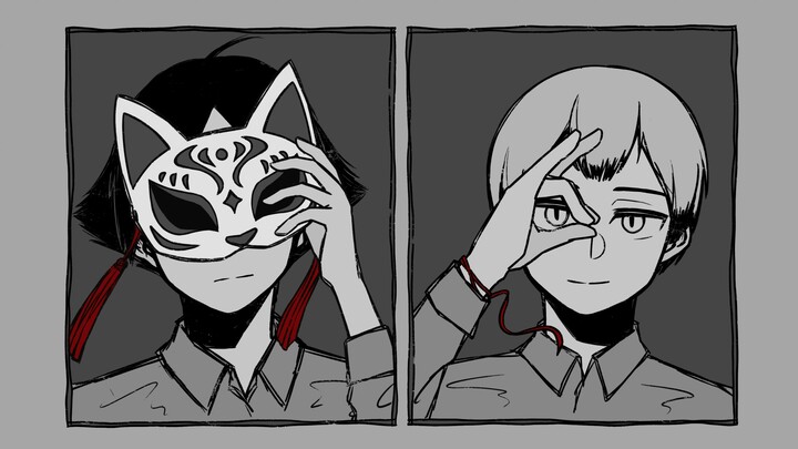 【Haikyuu!】 Pencerminan Kitawa dan Kadona