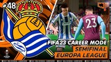 FIFA 23 Real Sociedad Career Mode | La Real vs Atlético Madrid! Big Match! Menang Harga Mati #48