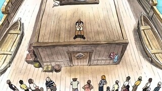 Moment Buggy memakan buah iblis