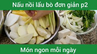 Nấu nồi lẩu bò đơn giản p2