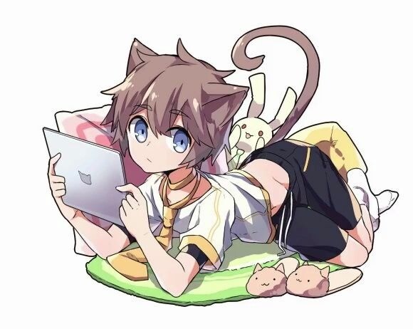 น้องชายเล่นมือถือตอนกลางคืน