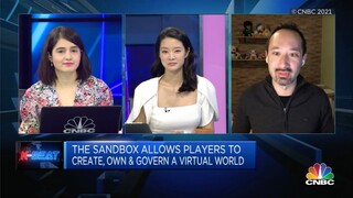 CNBCi Interview of Sebastien BORGET on Virtual LANDs and the Metaverse - The Sandbox