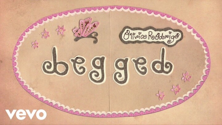 Olivia Rodrigo - begged (Lyric Video)