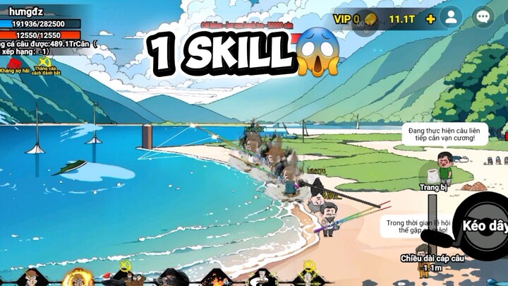 只用一项技能：钓到一条重达一千磅的鱼。