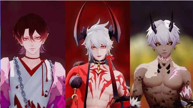 [Onmyoji MMD] Kelompok dewa laki-laki berkumpul! Seperti yang diharapkan dari suami kami (kepala anjing manual)——Lainnya