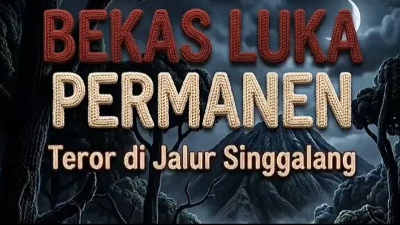 Bekas Luka Permanen Teror di Jalur Singgalang Hujan deras mengguyur jalur pendakian GunungSinggalang