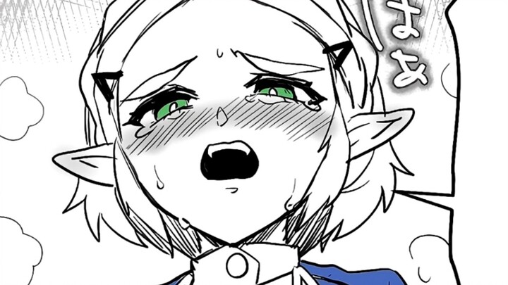 When Link falls into a swamp, Zelda tries her best but cannot defeat him.