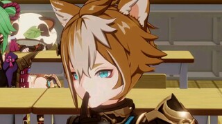 Khi bạn kể chuyện cười cho người bạn cùng lớp kém hài hước hơn trong lớp...