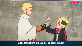 Naruto Kecewa! Boruto Curang Gunakan Peralatan Sains Ninja Saat Ujian Chunin! | Boruto Ep. 61