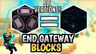 Minecraft Bedrock: End Gateway Blocks (All Versions)