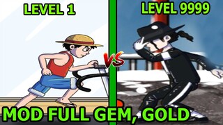 Luffy Mũ Rơm Chạy Thi Với Michael Jackson - Tap Tap Run MOD Menu vô hạn vàng, gem - Thành EJ