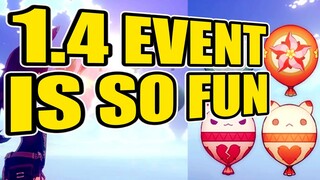 THE NEW 1.4 EVENTS ARE ACTUALLY FUN | 1.4 Windblume Event | Genshin Impact
