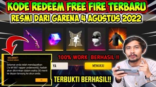 KODE REDEEM FREE FIRE TERBARU 4 AGUSTUS 2022 HARI INI