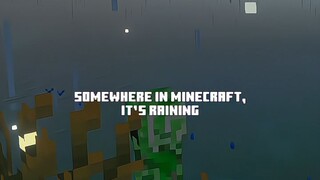Just a quiet Minecraft moment 🌧️Rain