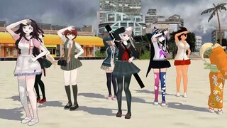 【mmdダンガンロンパ】スーダン女子部でyellow
