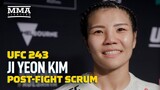 UFC 243: Ji Yeon Kim 'Surprised' by Referee's Break for Nadia Kassem's Mouthpiece - MMA Fighting