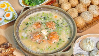 Bà nội bảo đây là món cháo nhiều nguyên liệu nhất mà bà từng uống!