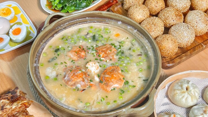 Nenek bilang ini adalah bubur dengan isian paling lengkap yang pernah dia minum!