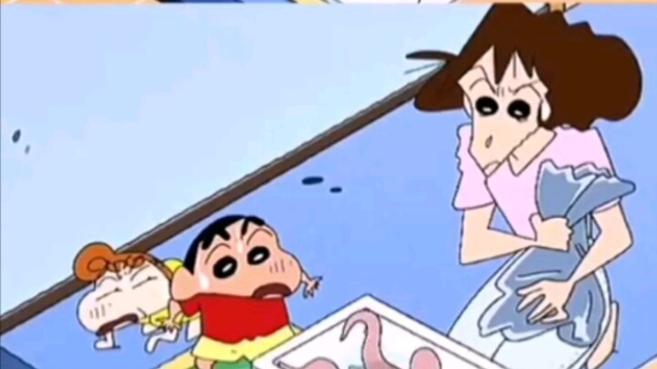 Shin-chan: The scary octopus really scared our Xiaokui!