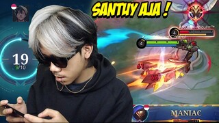 MARKOCOP LAGI MODE KALEM DI SOLO RANK MALAH DAPAT MANIAC - Mobile legends