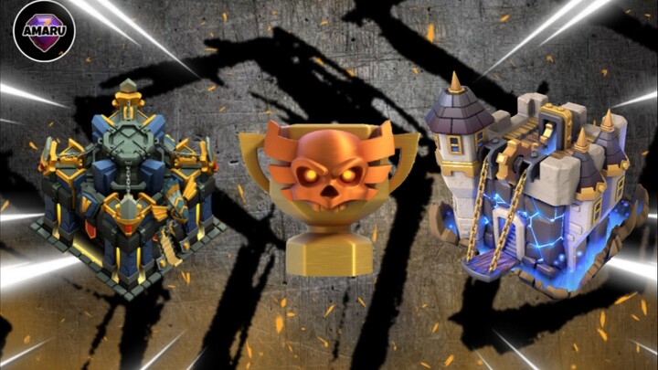 War perdana TH17 vs TH18 dengan strategy Fireball☢️🔥