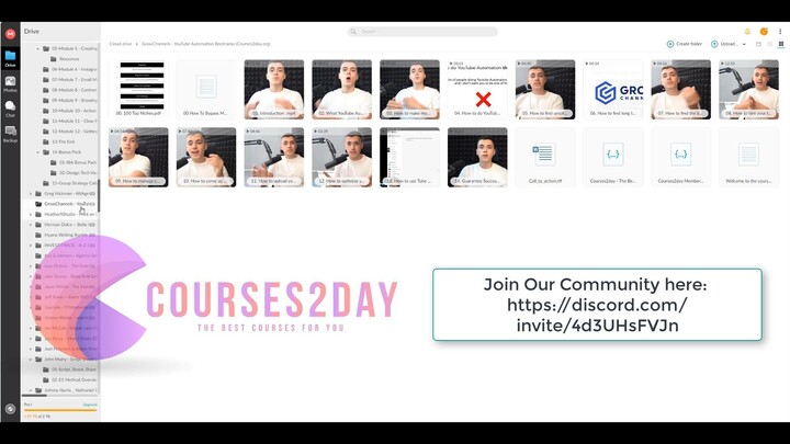 GrowChannels - YouTube Automation Bootcamp (Courses2day.org)