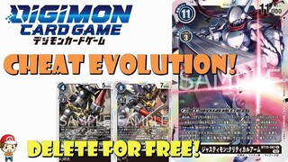 Justimon Cheats Evolution & Loops to Victory! (Digimon TCG News - Cross Encounter)