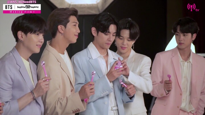 【WNS Subtitles】200731 [Baskin-Robbins X BTS] First Ad Spot (Making-of Film 1)