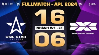 Full BO3 1S vs DCG - Trận Đấu Quá Cảm Xúc, Quá Thót Tim Của One Star Esports Tại APL 2024