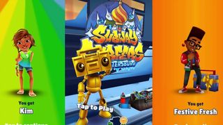 Subway Surfers St Petersburg Boombot ปลดล็อก Festive Fresh & Kim