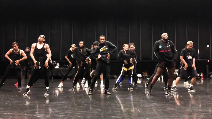 Lady Gaga's latest dance troupe dances to her new single "RAIN ON ME"