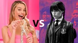 Barbie VS Wednesday Addams - Which Outfit Is Better? Barbie Versus Wednesday Style Battle #barbie