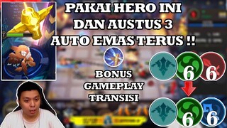 USER AUSTUS 3 WAJIB COBA TRICK INI !! AUTO EMAS GUYS !! MAGIC CHESS INDONESIA