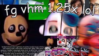Funtime Gala Very Hard Mode 1.25x Speed Completed | FNaF SL CN